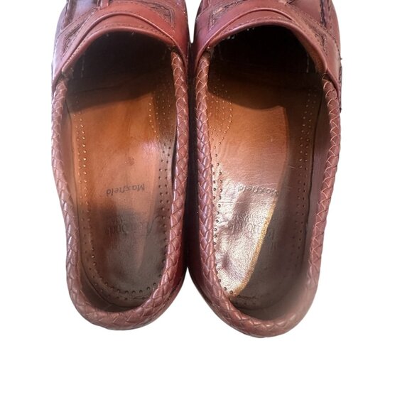 Allen Edmonds Maxfield Loafers Mens Size 10 Brown Leather Preppy Classic Office main image 11